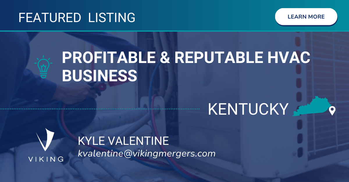 HVAC Business for Sale in Kentucky Viking Mergers