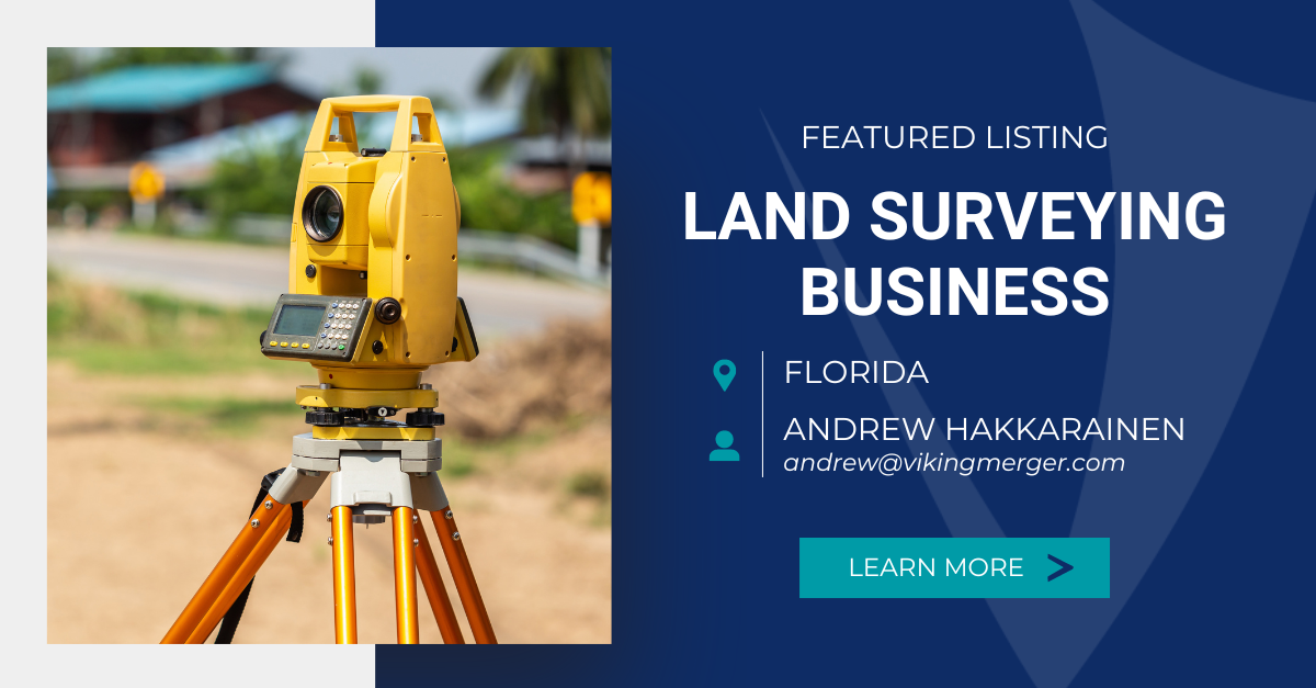 Land Surveying Business for Sale in Florida 1837 Viking Mergers